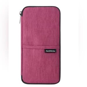 Naturehike Purple Red Travel Wallet Unisex Zippered Like New Never Used